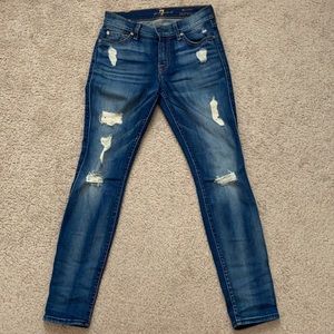 7 for all mankind skinny jeans
